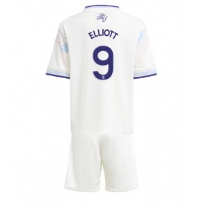 Aston Villa Harvey Elliott #9 Tredjetrøje Børn 2025-26 Kortærmet (+ Korte bukser)